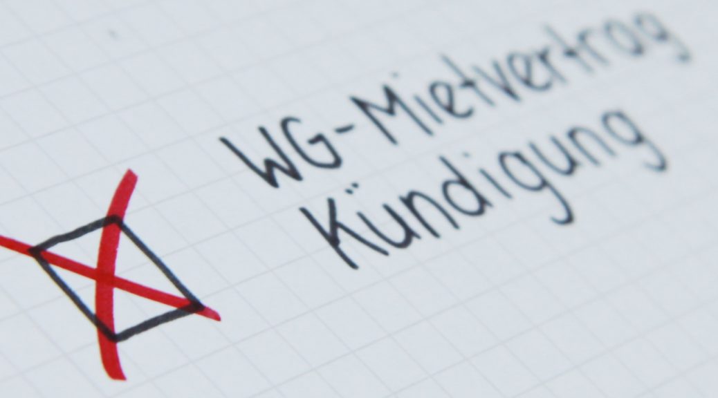 WG-Mietvertrag Kündigung